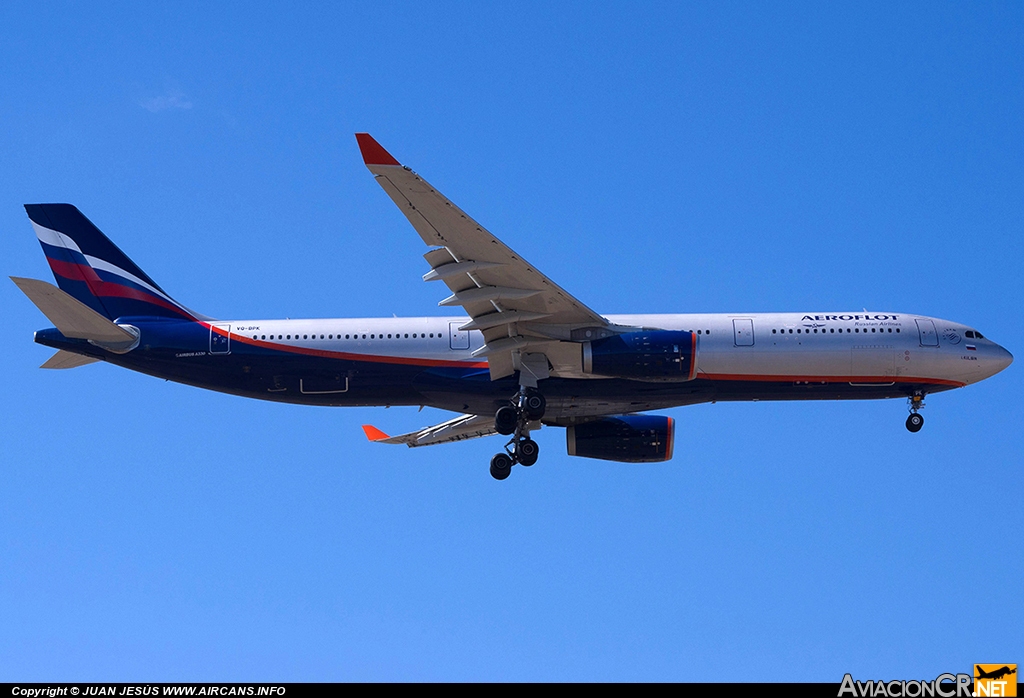 VQ-BPK - Airbus A330-343X - Aeroflot  - Russian Airlines