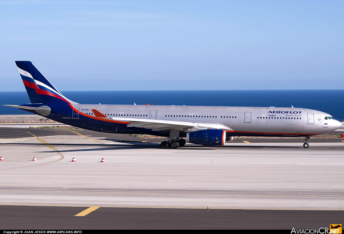 VQ-BPK - Airbus A330-343X - Aeroflot  - Russian Airlines