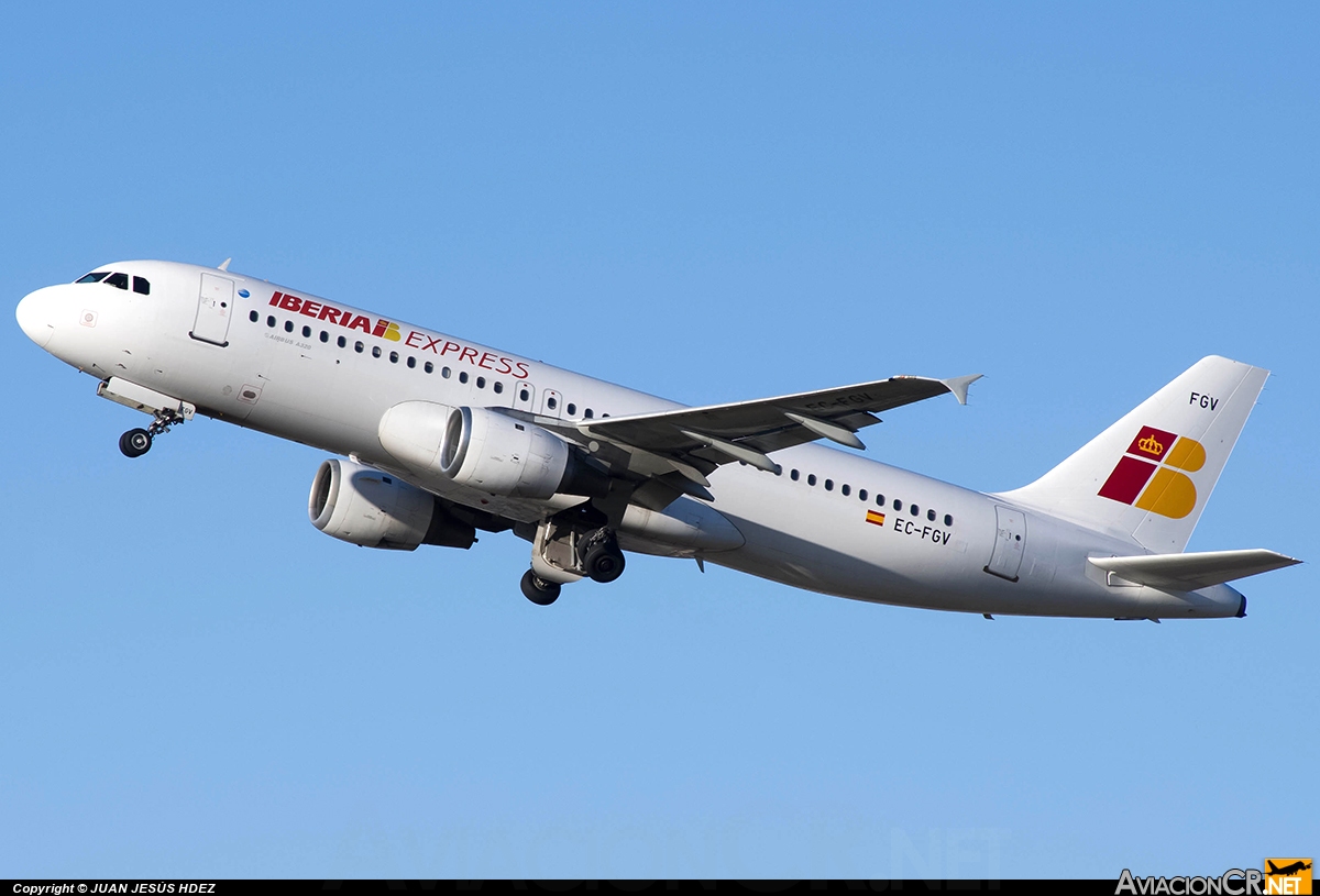 EC-FGV - Airbus A320-211 - Iberia Express