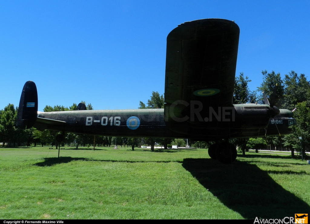 B-016 - Avro 694 Lincoln B2 - Fuerza Aerea Argentina