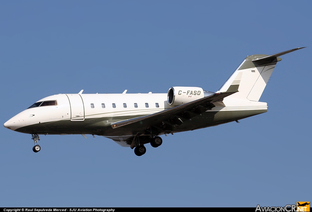 C-FASD - Canadair CL-600-2B16 Challenger 604 - Privado