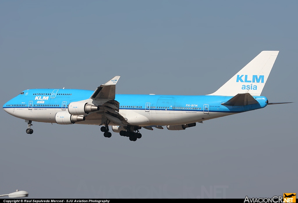 PH-BFM - Boeing 747-406M - KLM Asia
