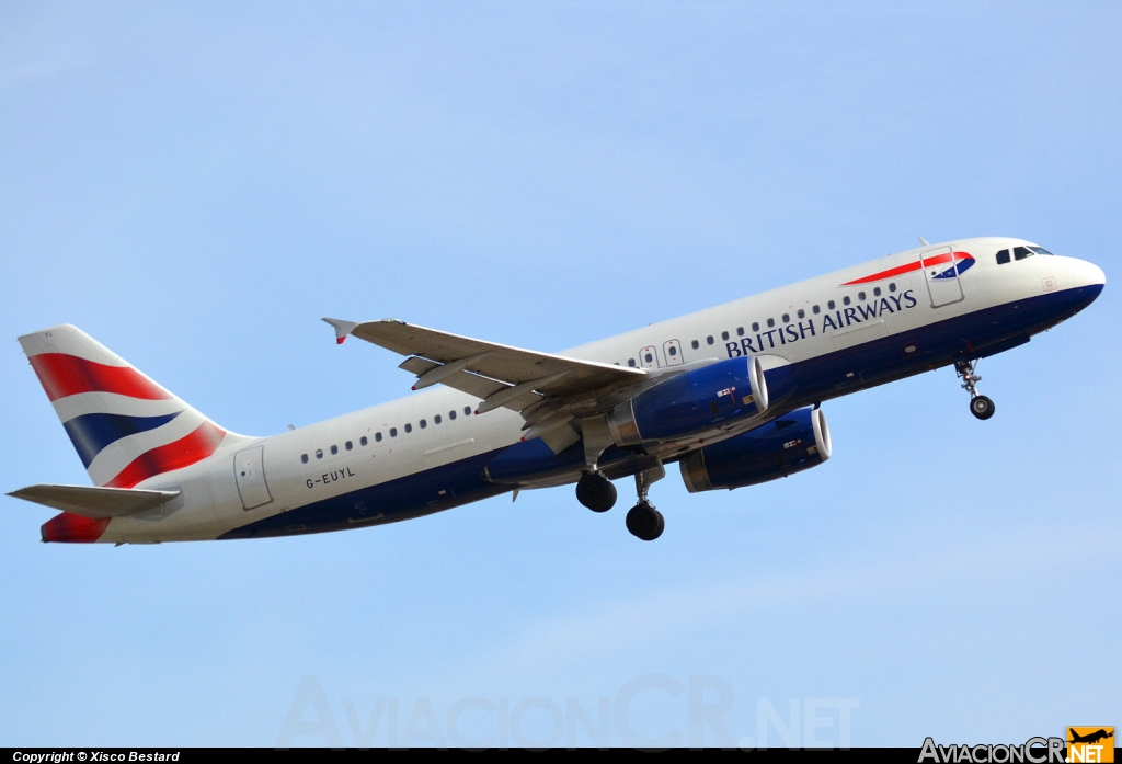 G-EUYL - Airbus A320-232 - British Airways