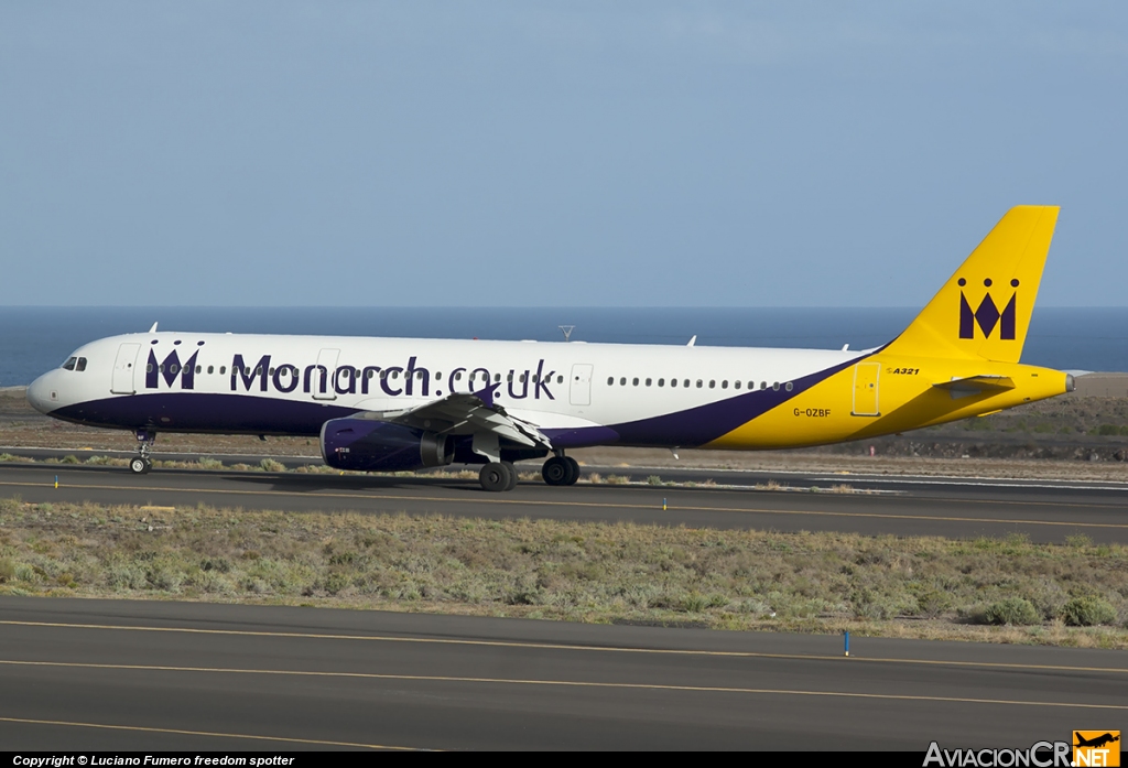 G-OZBF - Airbus A321-231 - Monarch Airlines