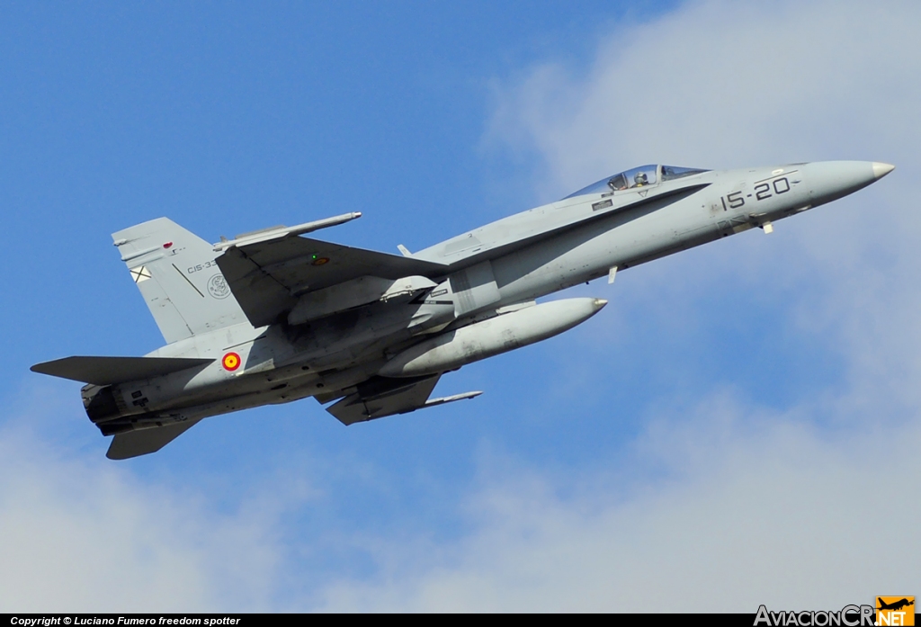 C.15.33 - McDonnell Douglas F/A-18 Hornet - Fuerza Aérea de España