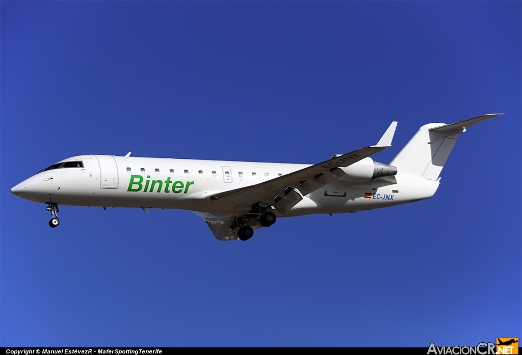 EC-JNX - Bombardier CRJ-200ER - Binter Canarias