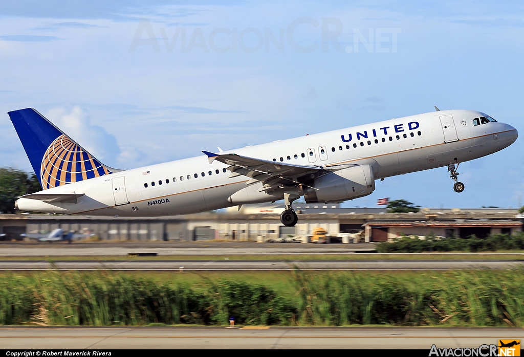 N410UA - Airbus A320-212 - United Airlines