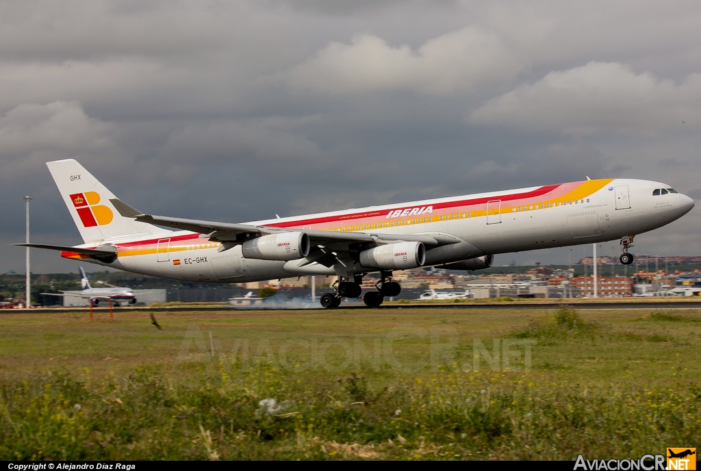 EC-GHX - Airbus A340-313X - Iberia