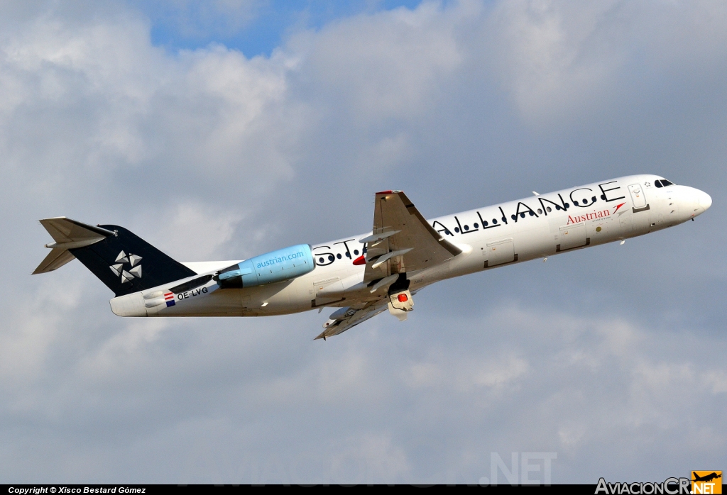 OE-LVG - Fokker 100 - Austrian Airlines