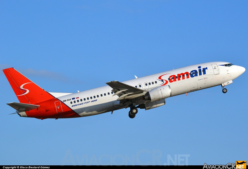 OM-SAA - Boeing 737-476 - Samair