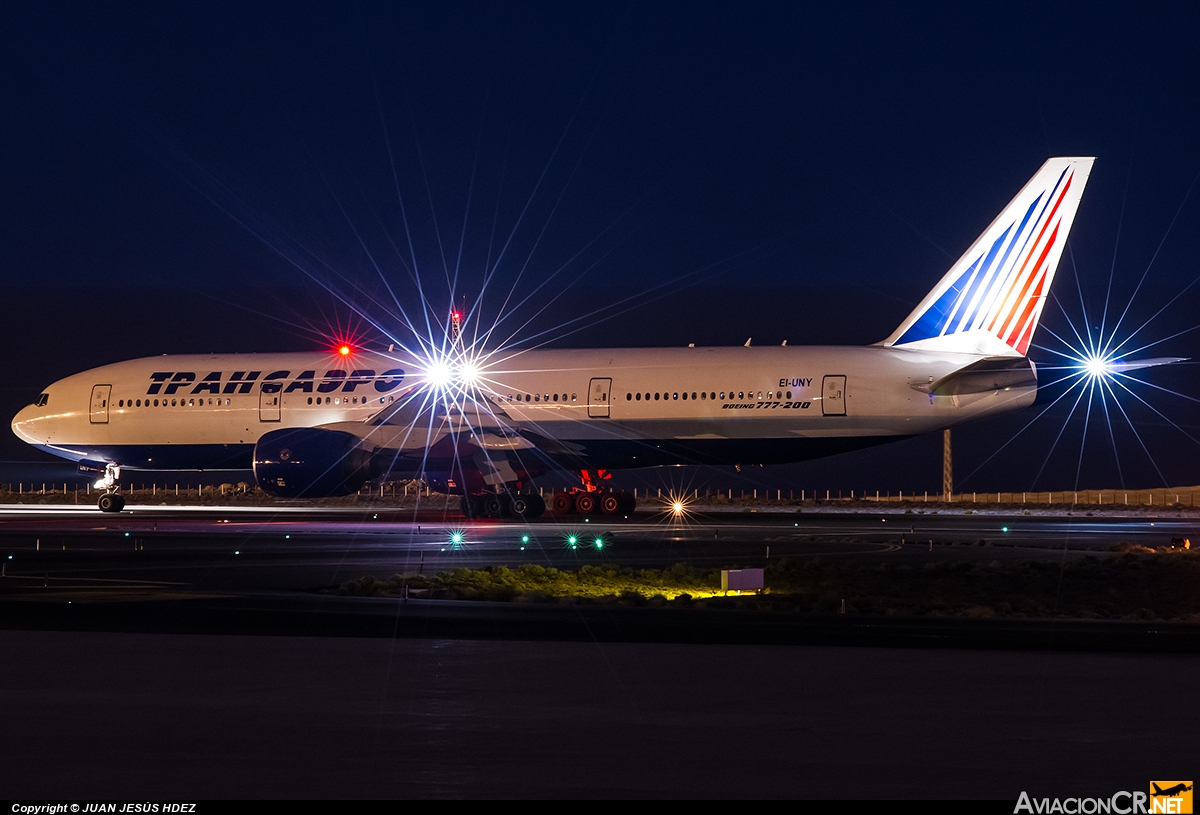 EI-UNY - Boeing 777-222 - Transaero Airlines