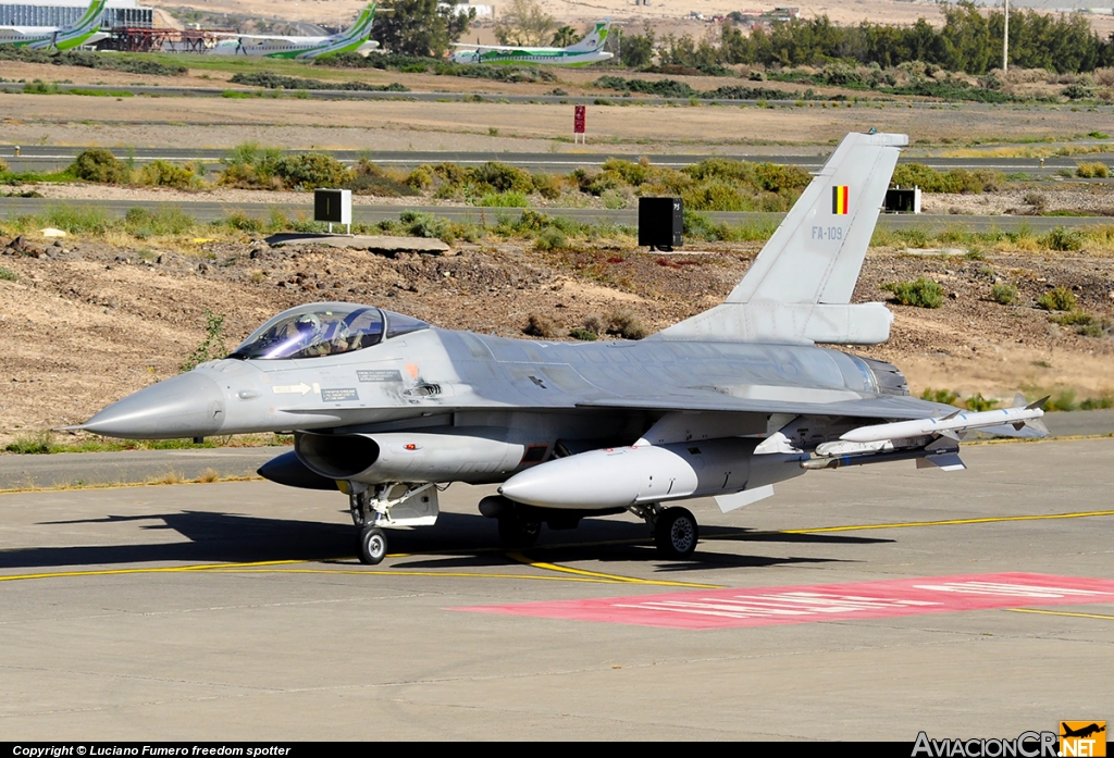 FA-109 - General Dynamics F-16AM Fighting Falcon - Bélgica - Fuerza Aérea