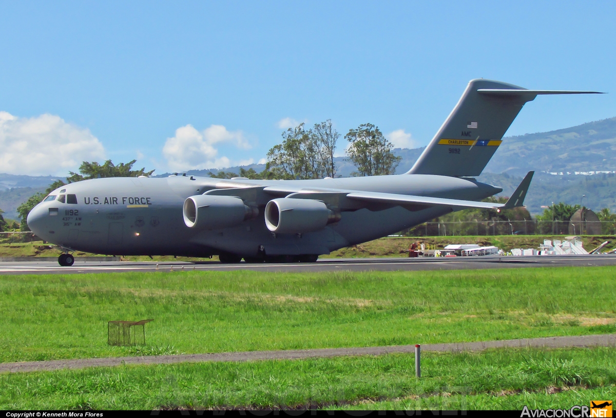 09-1192 - Boeing C-17A Globemaster III - United States - US Air Force (USAF)