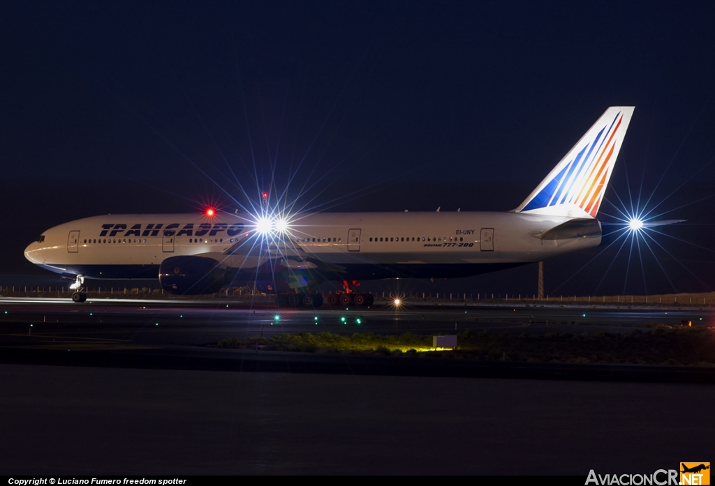 EI-UNY - Boeing 777-222 - Transaero Airlines