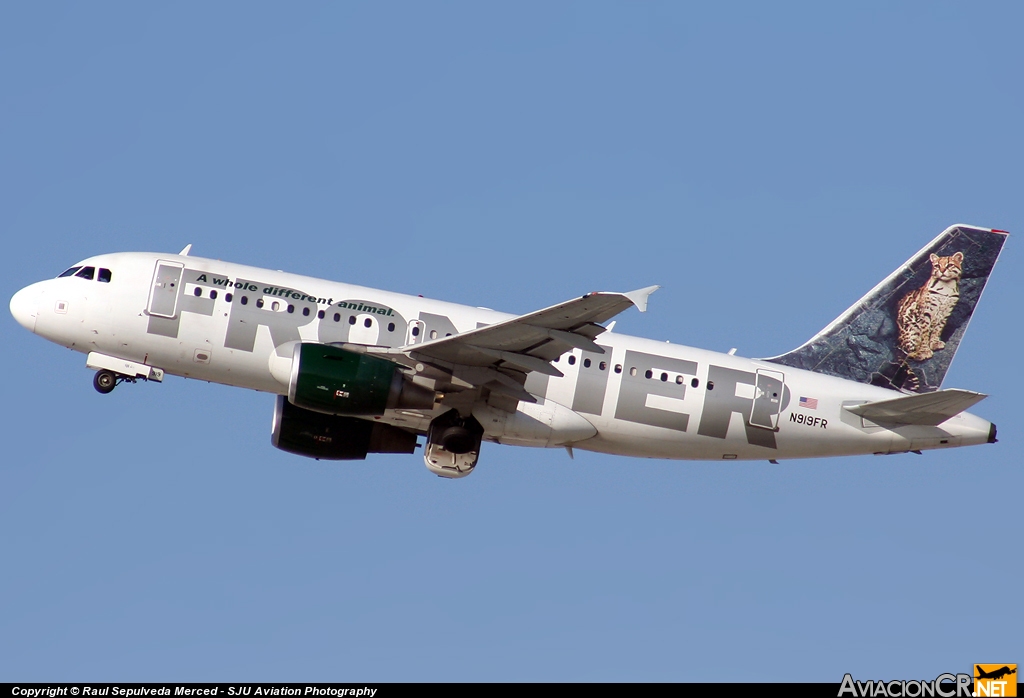 N919FR - Airbus A319-111 - Frontier Airlines