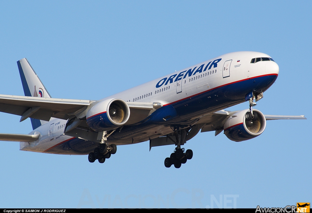 VP-BHB - Boeing 777-2Q8 - Orenair