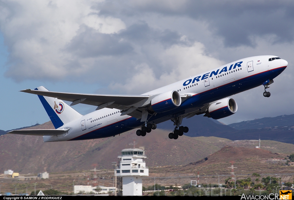 VP-BHB - Boeing 777-2Q8 - Orenair