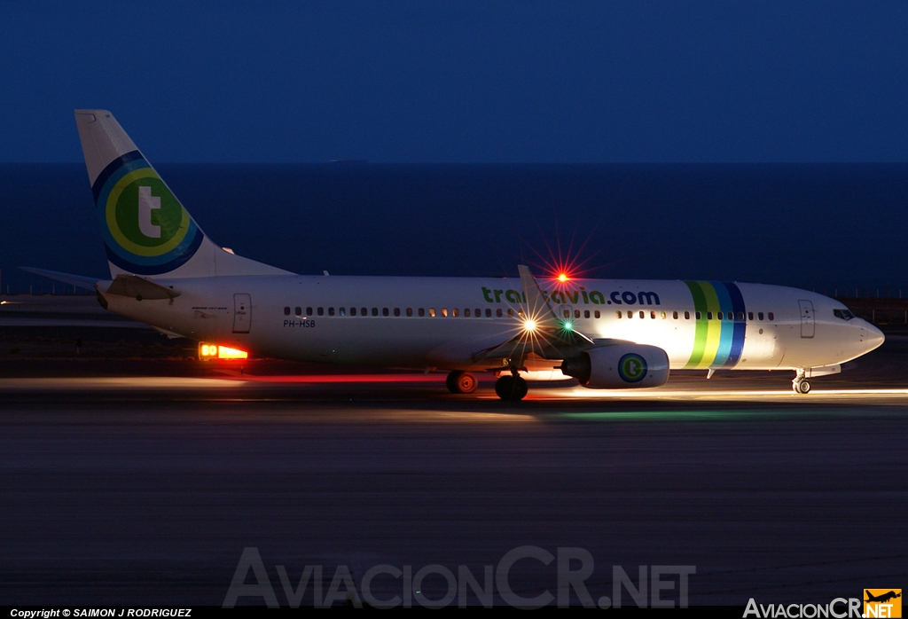 PH-HSB - Boeing 737-8K2 - Transavia Airlines