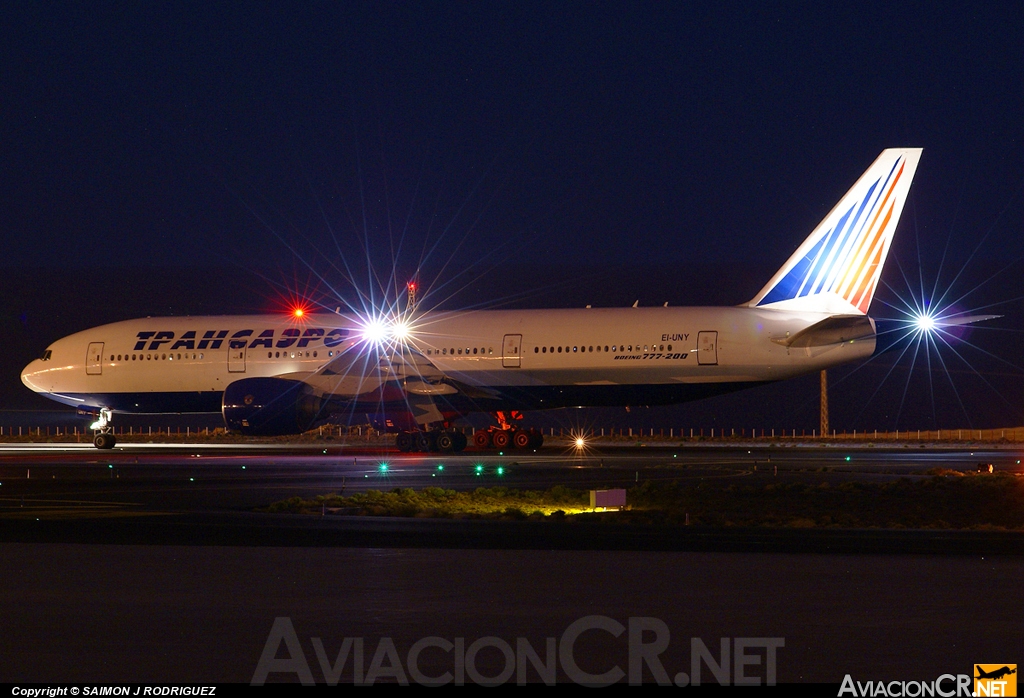 EI-UNY - Boeing 777-222 - Transaero Airlines