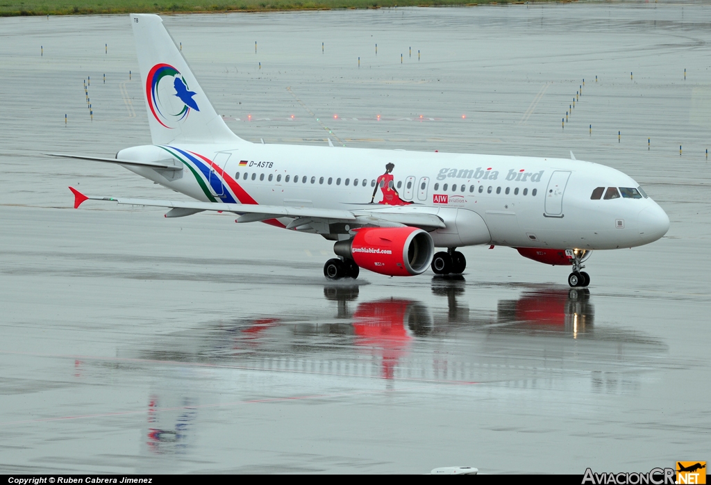 D-ASTB - Airbus A319-112 - Gambia Bird