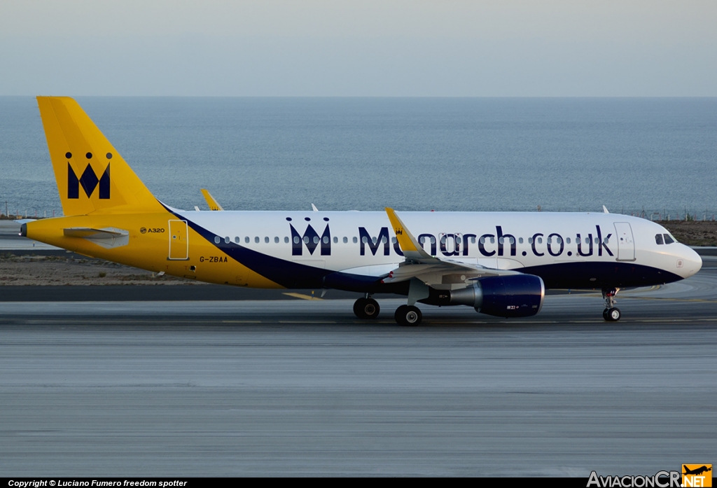 G-ZBAA - Airbus A320-214 - Monarch Airlines