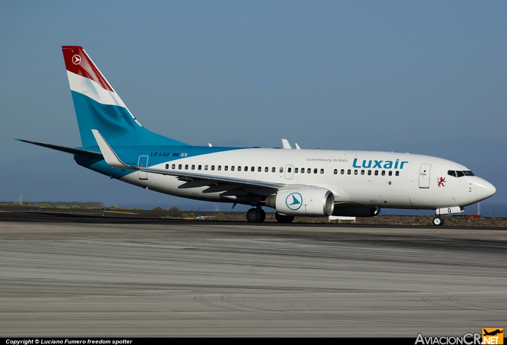 LX-LGQ - Boeing 737-7C9 - Luxair - Luxembourg Airlines