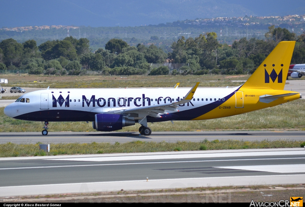 G-ZBAB - Airbus A320-214 - Monarch Airlines