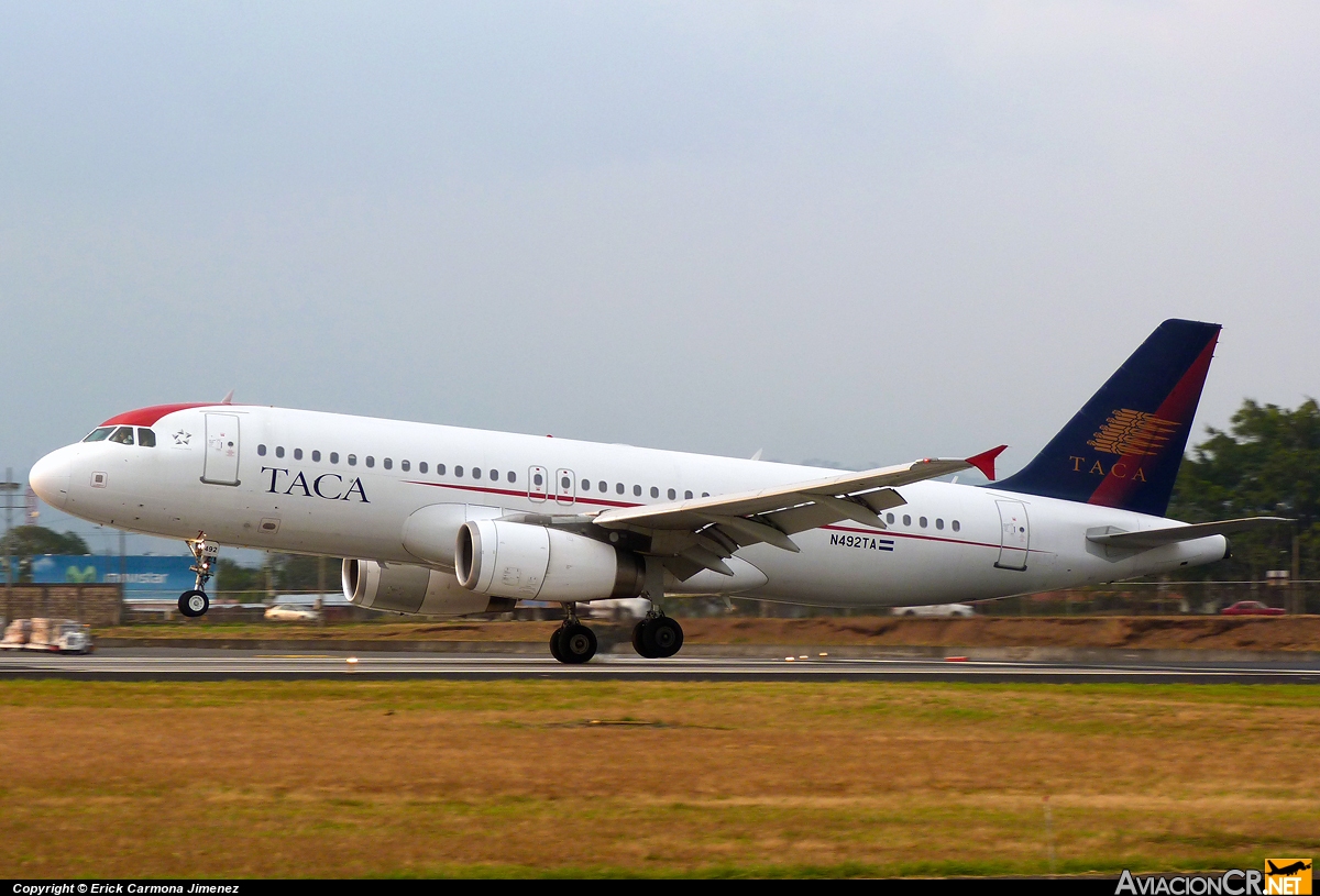 N492TA - Airbus A320-233 - TACA