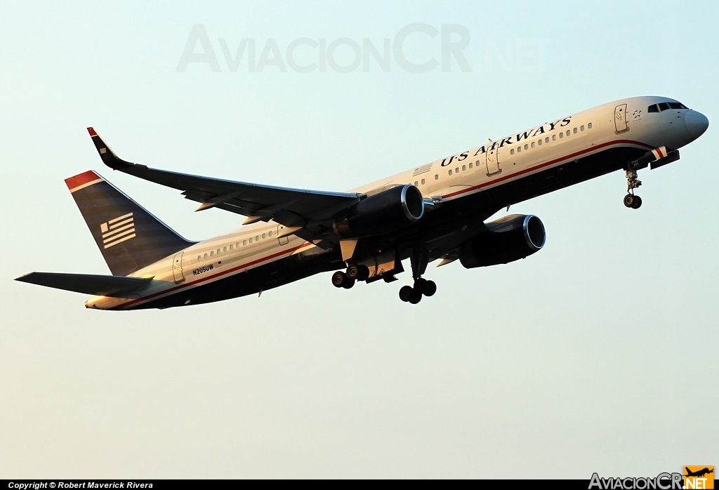 N205UW - Boeing 757-23N - US Airways