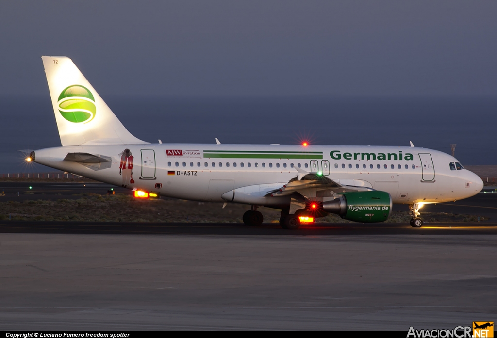 D-ASTZ - Airbus A319-112 - Germania