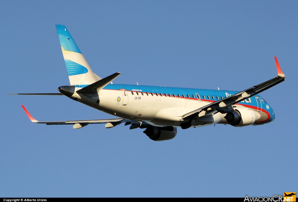LV-CIF - Embraer 190-100IGW - Austral Líneas Aéreas