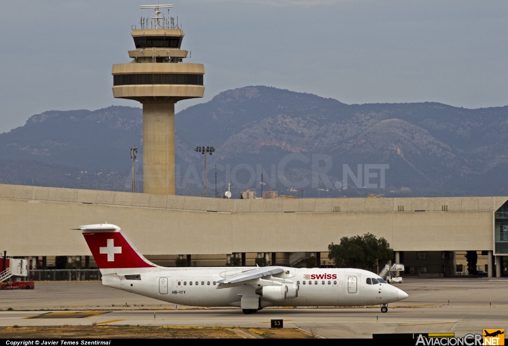 HB-IYY - British Aerospace Avro RJ100 - Swiss European Air Lines