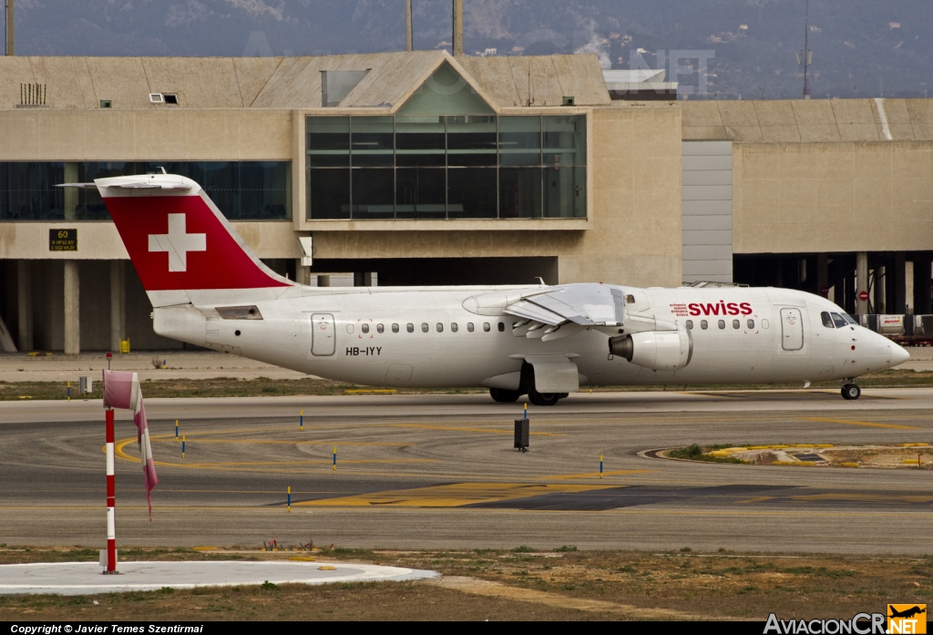 HB-IYY - British Aerospace Avro RJ100 - Swiss European Air Lines