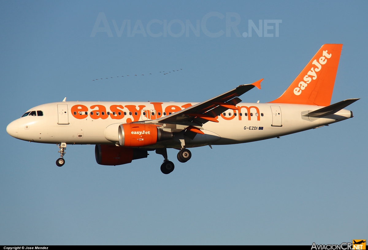 G-EZDI - Airbus A319-111 - EasyJet Airline