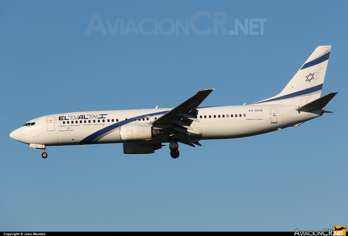 4X-EKB - Boeing 737-858 - El Al Israel Airlines