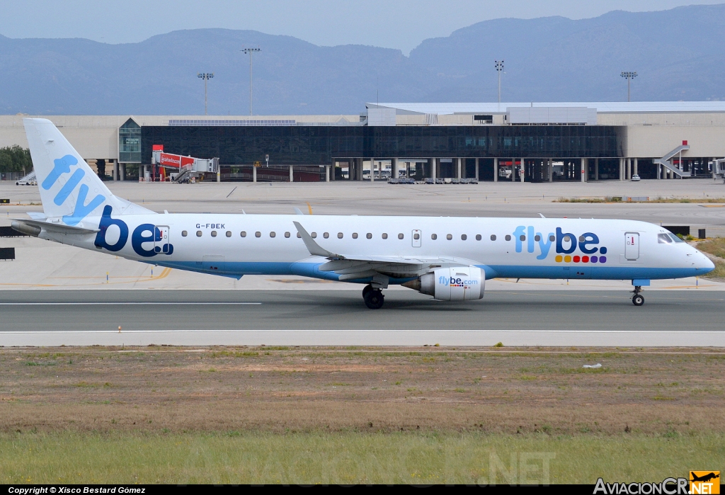 G-FBEK - Embraer ERJ-190-200LR 195LR - Flybe