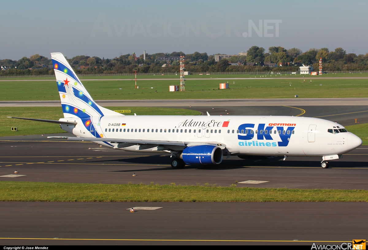 D-AGSB - Boeing 737-883 - German Sky Airlines