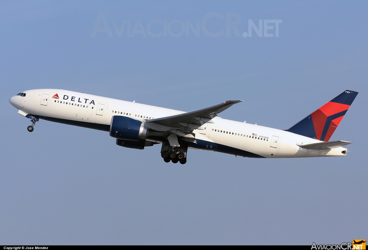 N703DN - Boeing 777-232LR - Delta Airlines