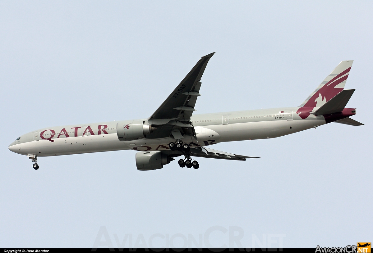 A7-BAF - Boeing 777-3DZER - Qatar Airways