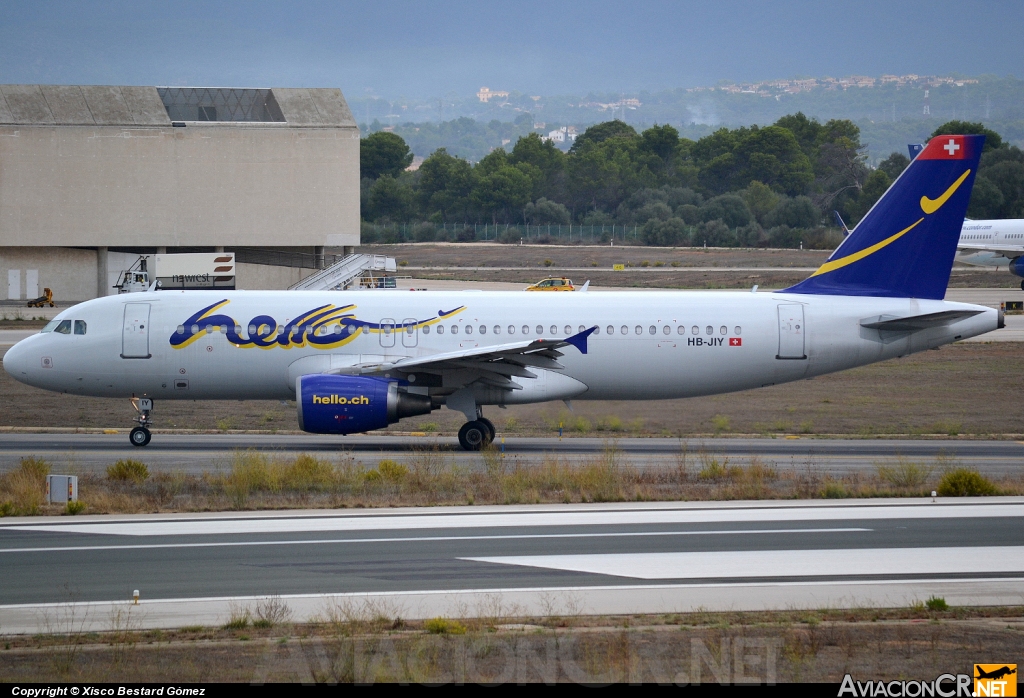 HB-JIY - Airbus A320-214 - Hello