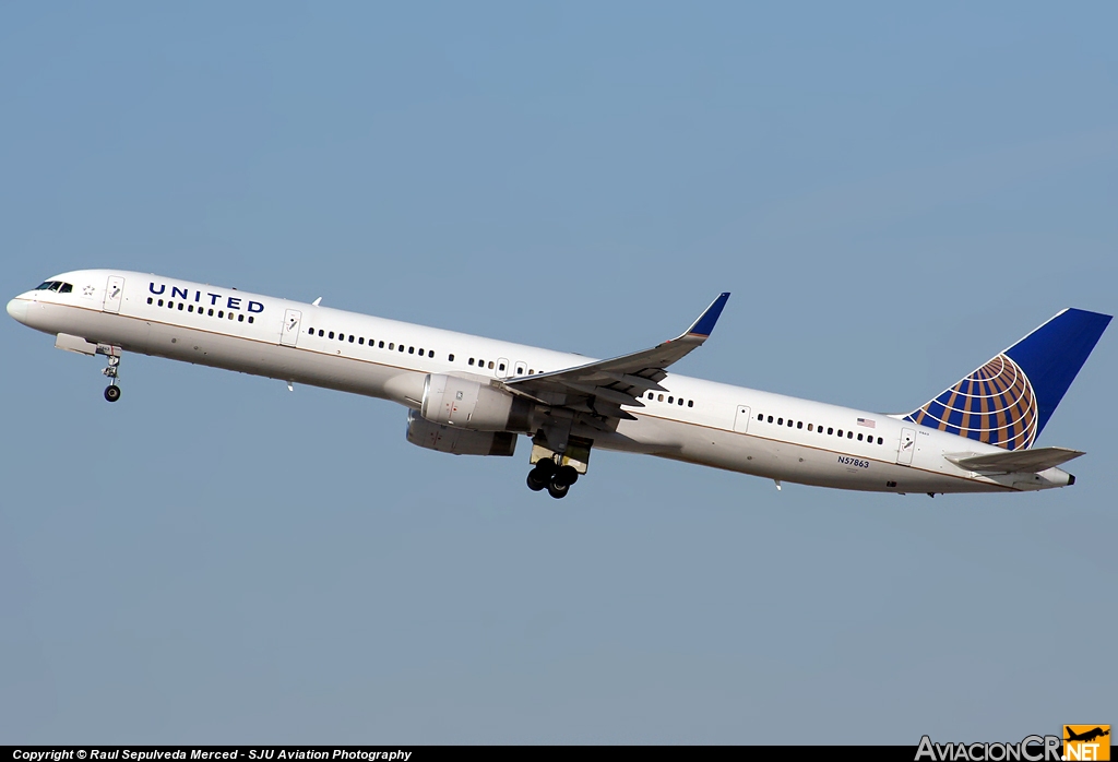 N57863 - Boeing 757-33N - United Airlines
