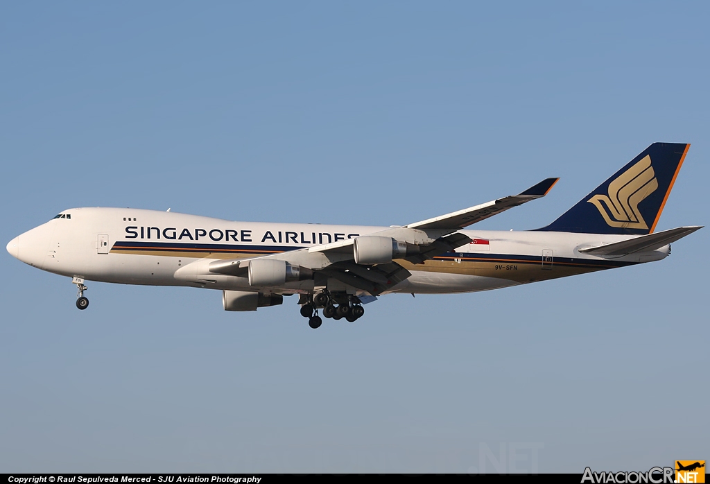 9V-SFN - Boeing 747-412F/SCD - Singapore Airlines Cargo