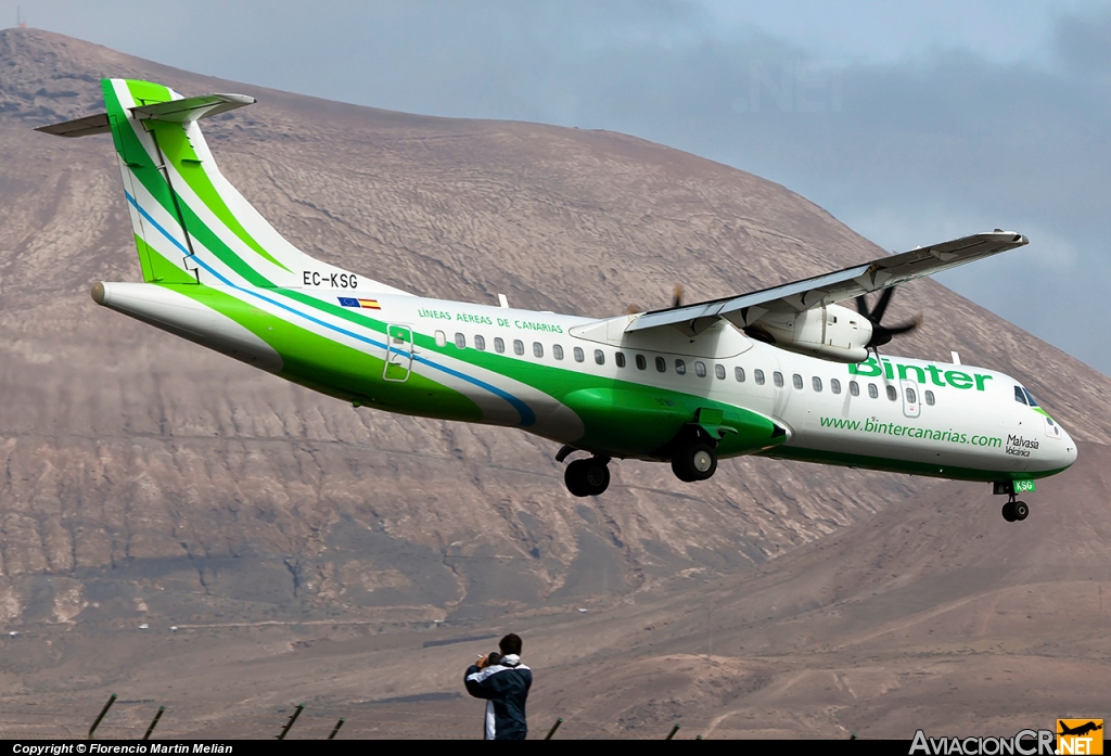 EC-KSG - ATR 72-212A - Binter Canarias