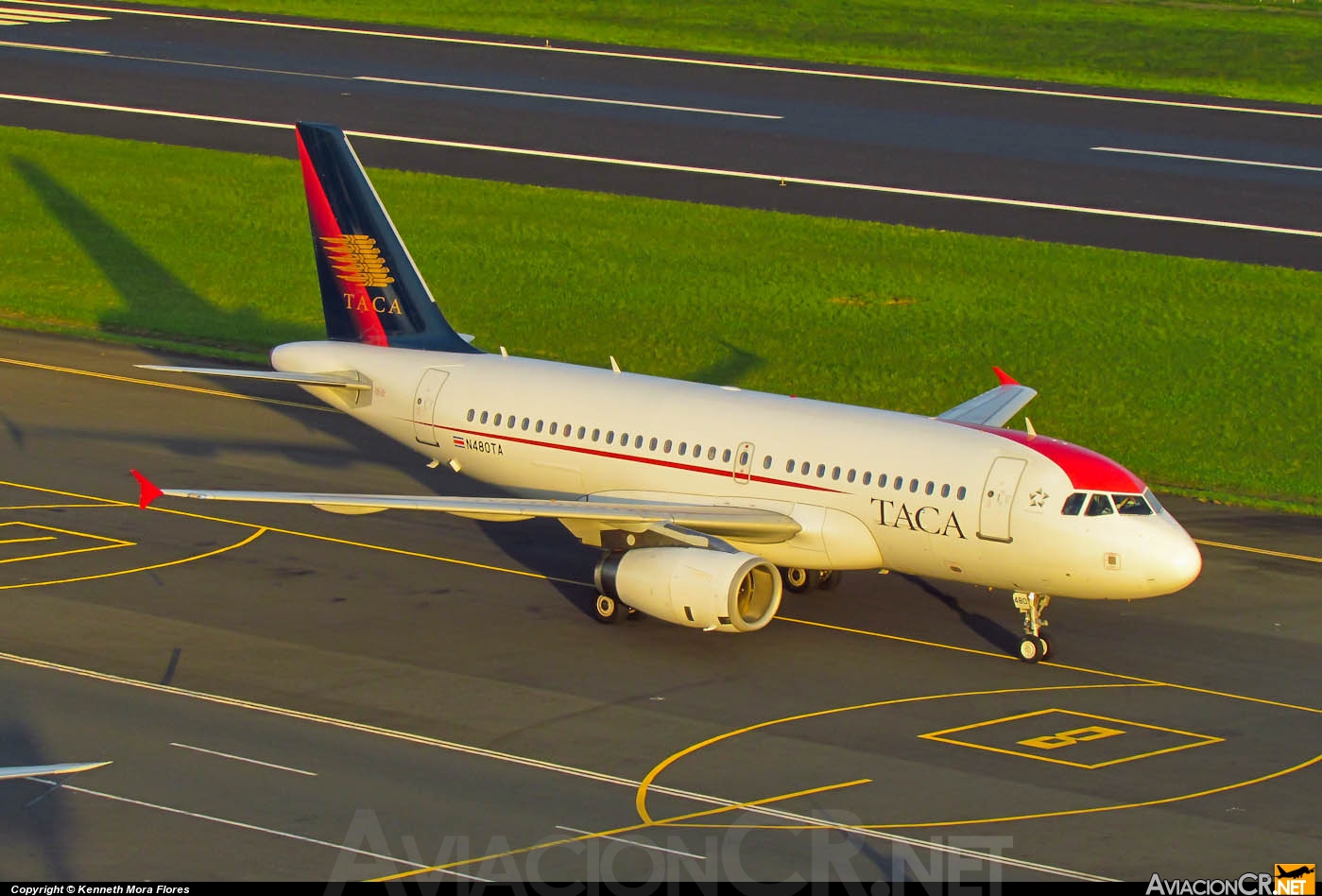 N480TA - Airbus A319-132 - TACA