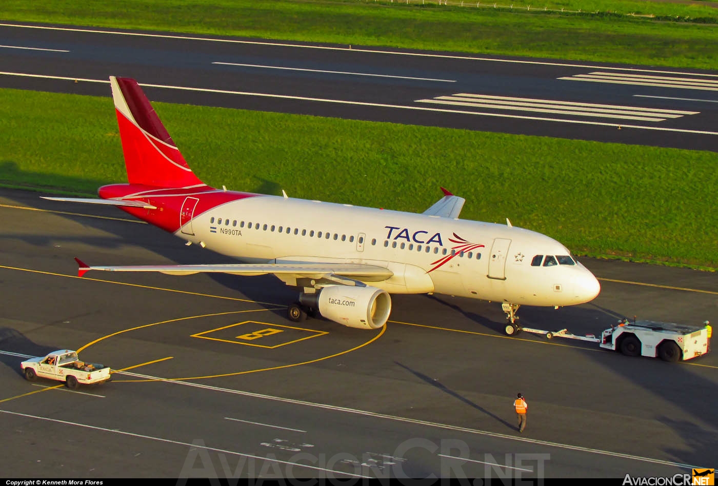 N990TA - Airbus A319-112 - TACA