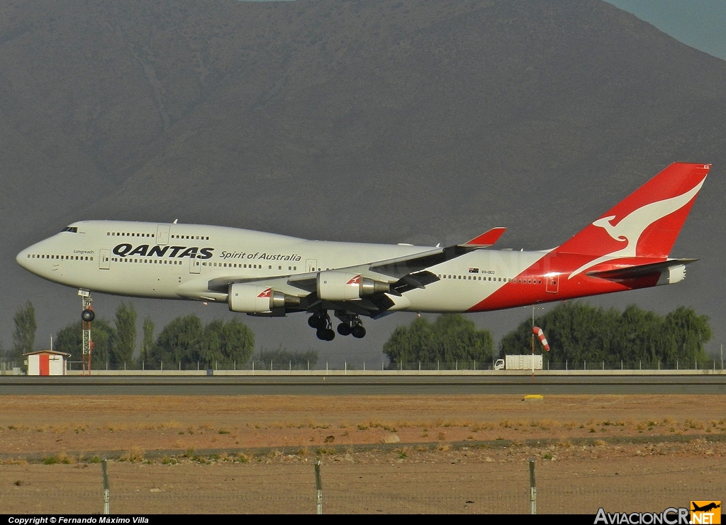 VH-OEG - Boeing 747-438/ER - Qantas