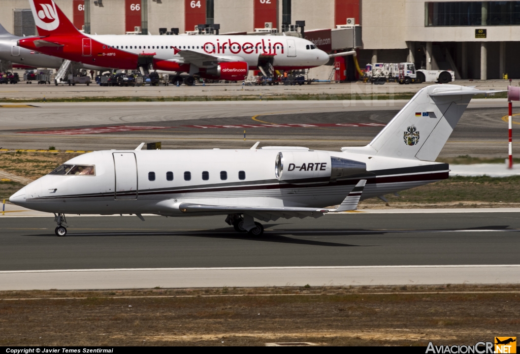 D-ARTE - Canadair CL-600-2B16 Challenger CL-601-3A - Jet Connection