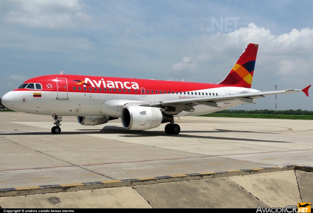 N992TA - Airbus A319-112 - Avianca