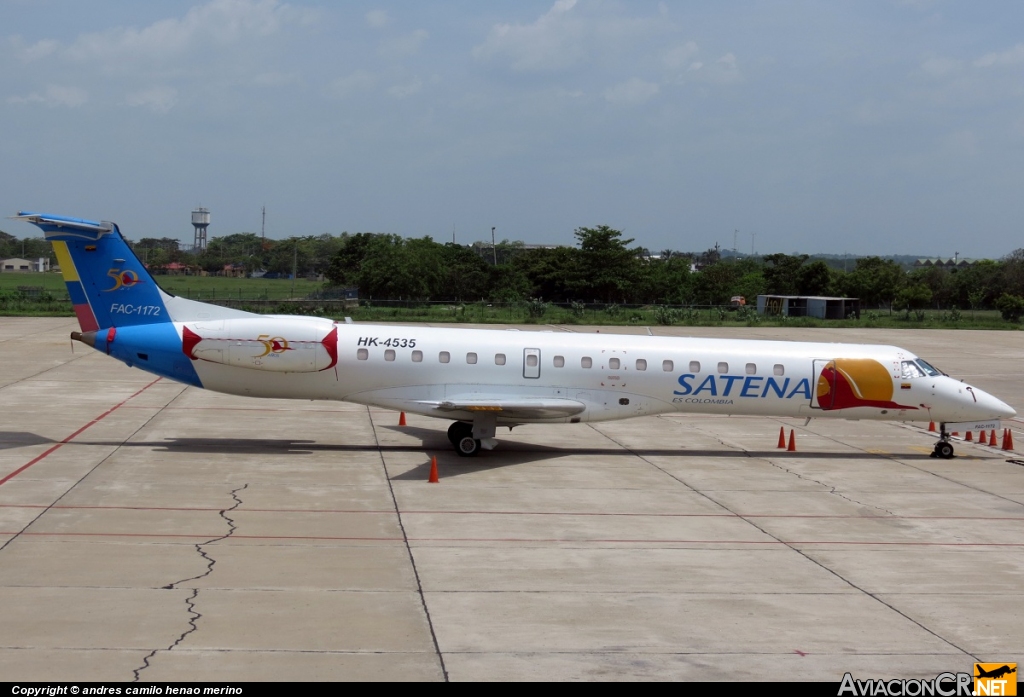 HK-4535 - Embraer EMB-145LR (ERJ-145LR) - Satena