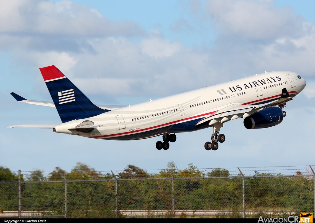 N282AY - Airbus A330-243 - US Airways